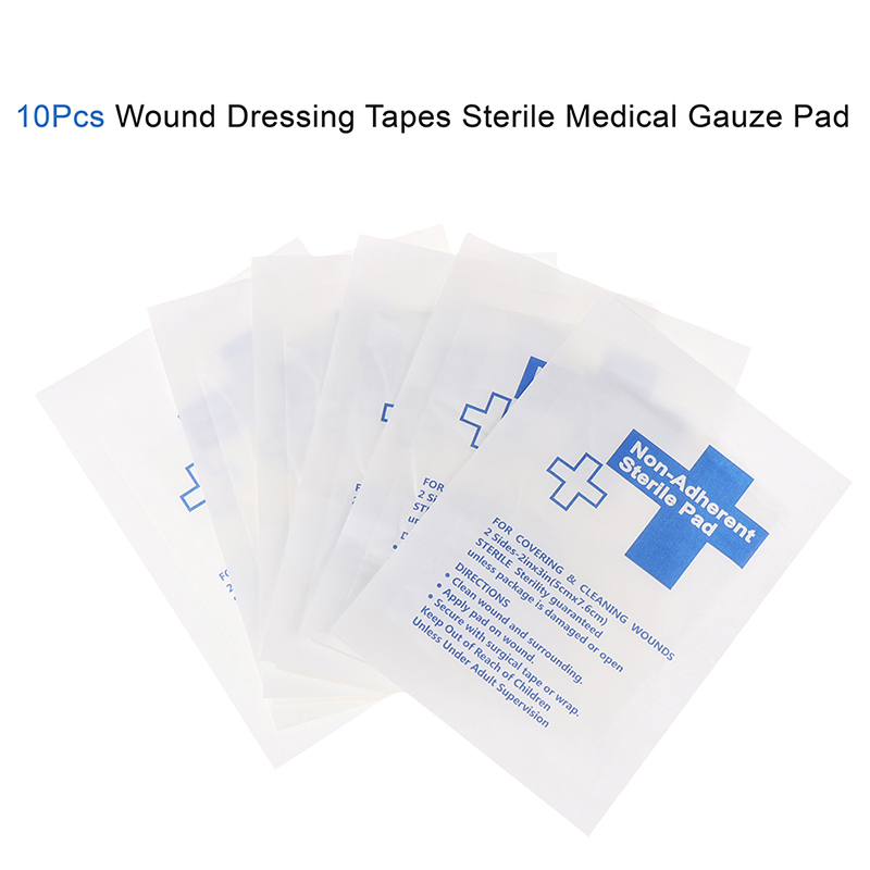 10Pcs Waterproof Gauze Pad Non - огляд і ціна Medical Tape