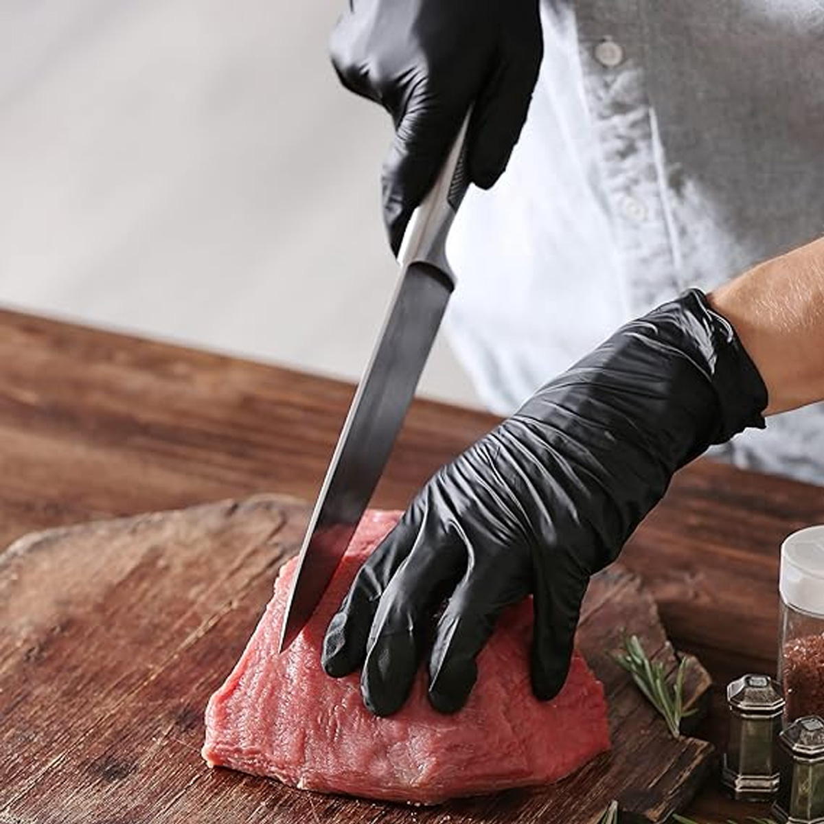 10/50 Pcs Disposable Black Nit - огляд і ціна Medical Gloves