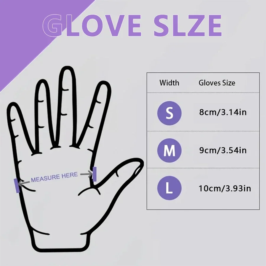 10-100pcs Disposable Purple Ni - огляд і ціна Medical Gloves