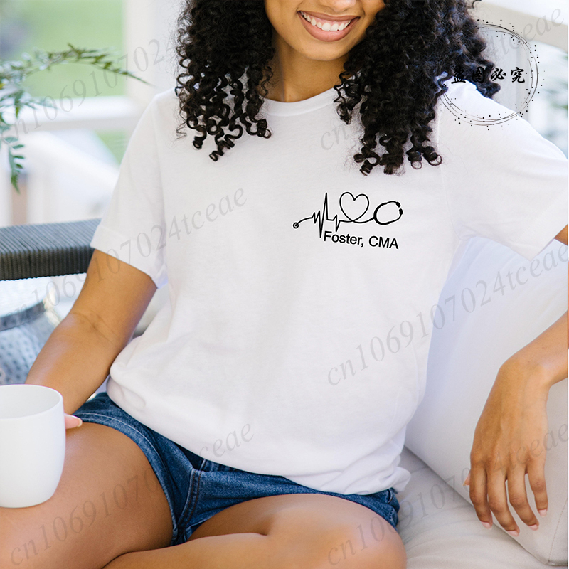 Custom Name Nurse Shirt Stetho - огляд і ціна Stethoscope