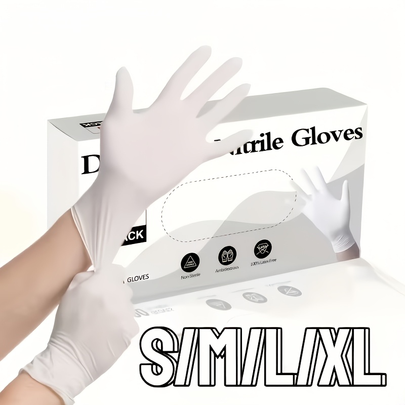 Heavy Duty White Nitrile Glove - огляд і ціна Medical Gloves