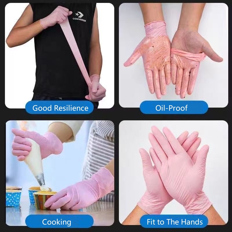 100PCS Disposable Nitrile Glov - огляд і ціна Medical Gloves