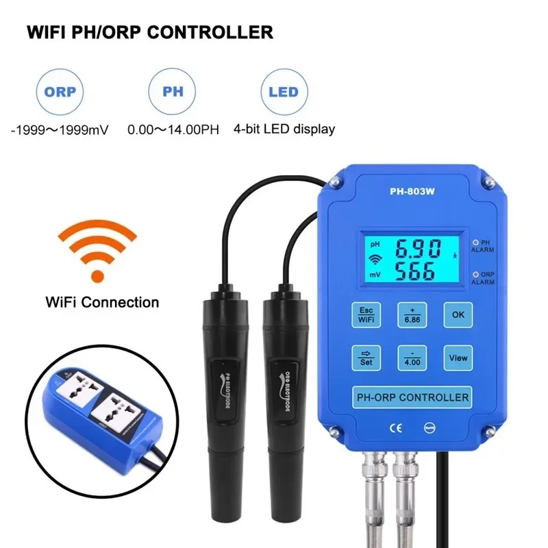 PH-803 Digital 2&1 PH ORP Redo - огляд і ціна Thermometer Digital