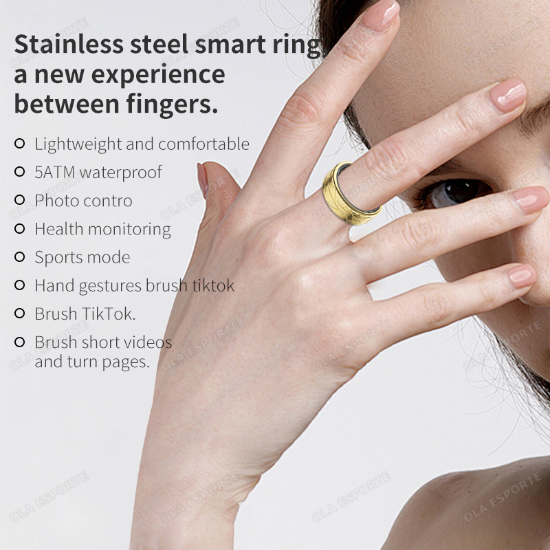 Stainless Steel Smart Ring Wat - огляд і ціна Blood Pressure Monitor