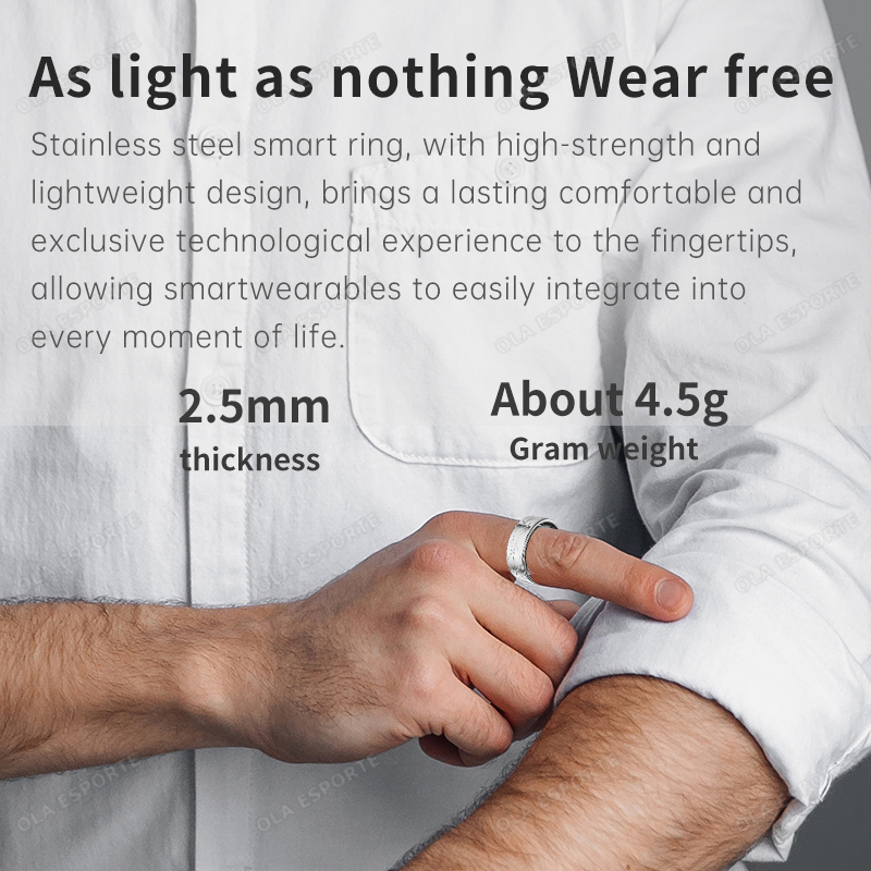 Stainless Steel Smart Ring Wat - огляд і ціна Blood Pressure Monitor