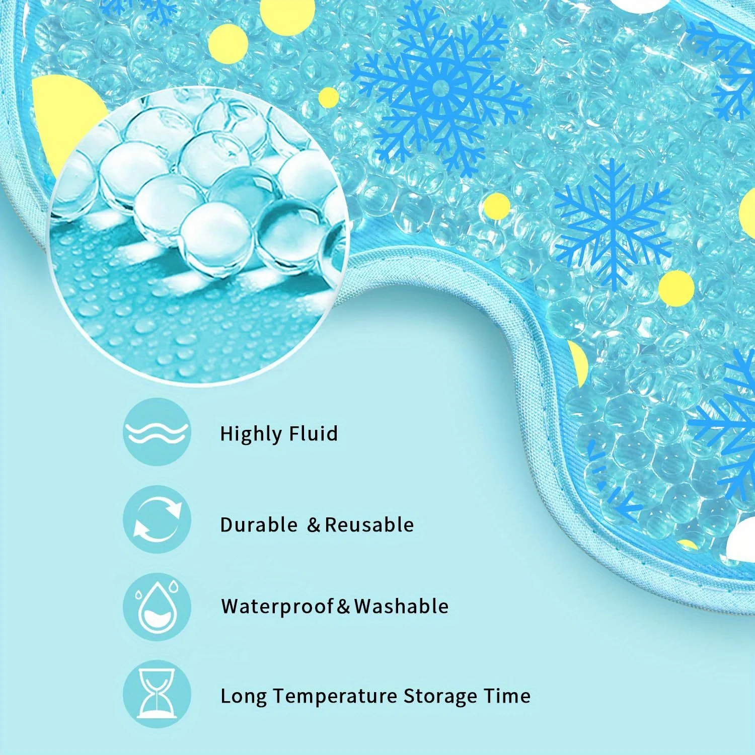 Cooling Eye Mask with Gel Bead - огляд і ціна Surgical Mask